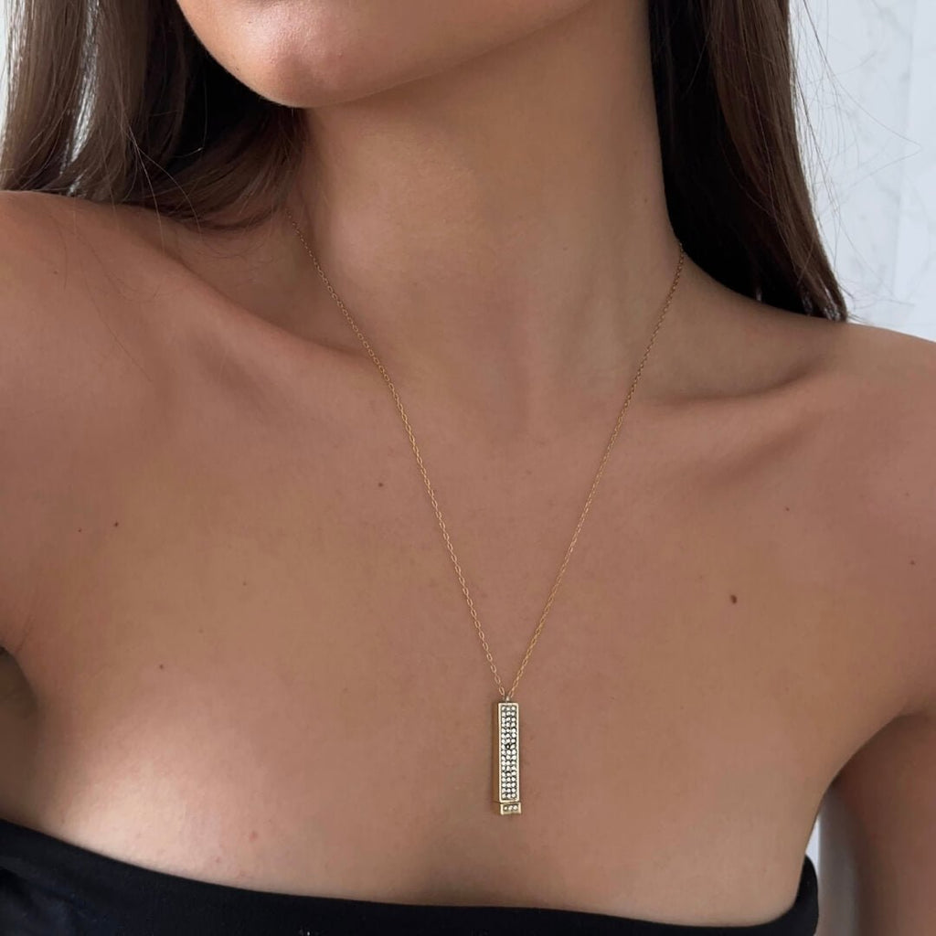 "I Love You" Necklace - Solid Gold