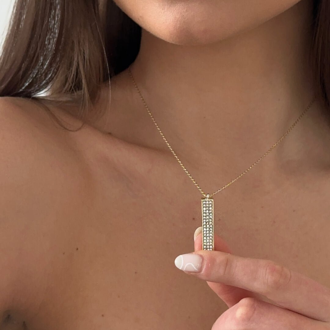 "I Love You" Necklace - Solid Gold